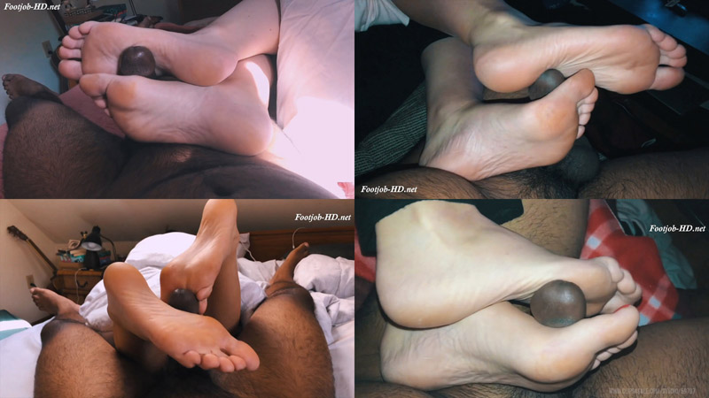 Arched Feet Domination Cumpilation (4 Cumshots) - Nails Soft Hands And Arched Soles