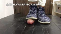 Blue Sneakers Cock Crush – Complete – Only Asians Crush