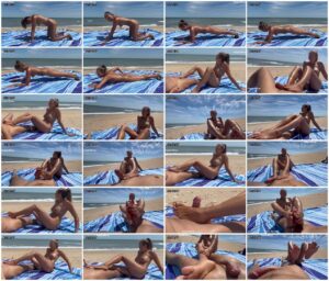 356-Asian-Milf-Gives-Footjob-On-The-Beach-Huge-Cumshot-Appleliu76_thumb.jpg