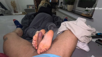 Pre-Date Unaware Footjob Unknowingly Cheating On Valentine – NattyBeauty